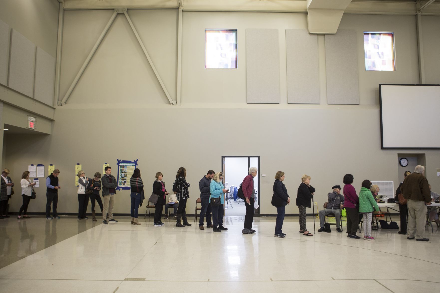 Midterm election voting
